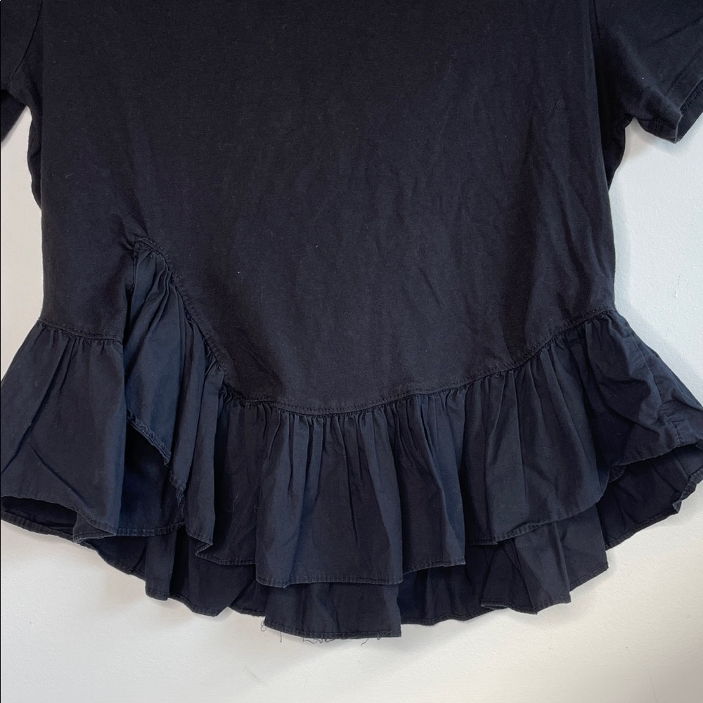 Maeve Anthropologie Ruffle-Hem Blouse Top - Picture 5 of 7